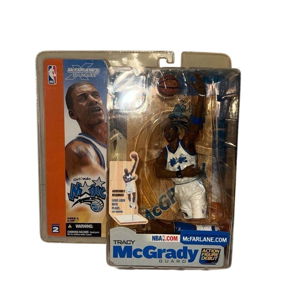 McFarlane NBA Tracy McGrady Series 2 Orlando Magic White Jersey Sealed New